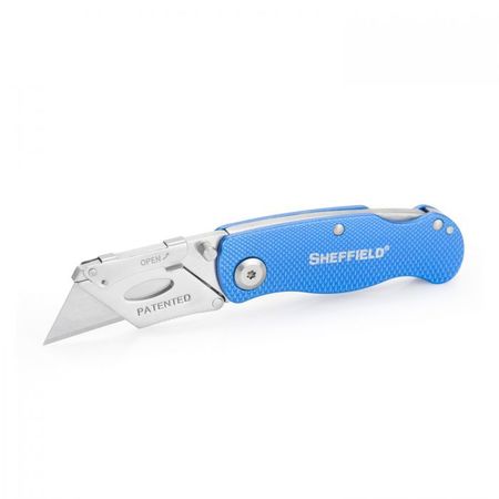 SHEFFIELD Utility Knife, Convenience as you cut through obstacles such as paper, cardboard, and more! 8.9 L 12113